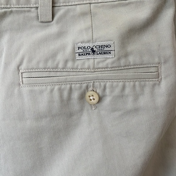 Ralph Lauren polo khaki slacks, size 36 x 34. Barely worn. - Picture 4 of 8